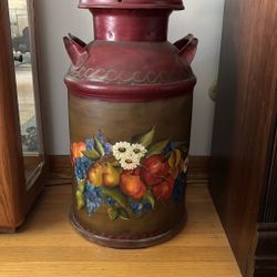 LARGE VINTAGE MILK CAN