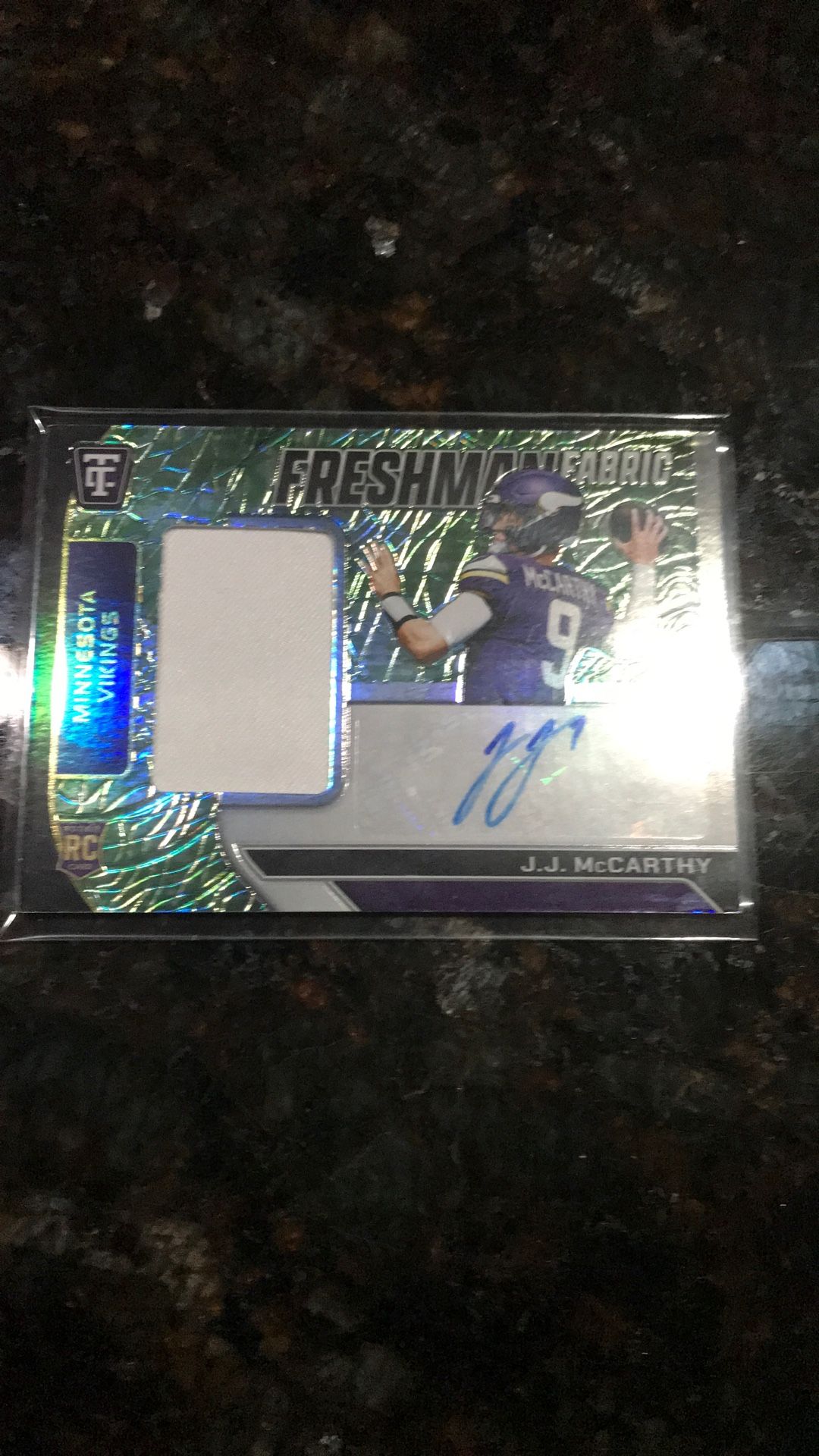 2024 Totally Certified Autograph Relic Jj McCarthy 20/25 Rare