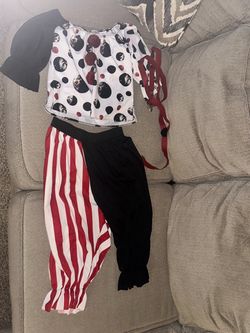Clown Halloween Costume Set