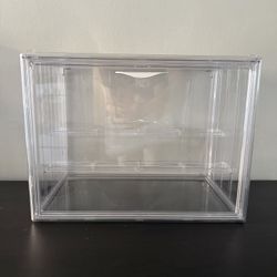 2 Clear Acrylic Display Cases Used/Like new
