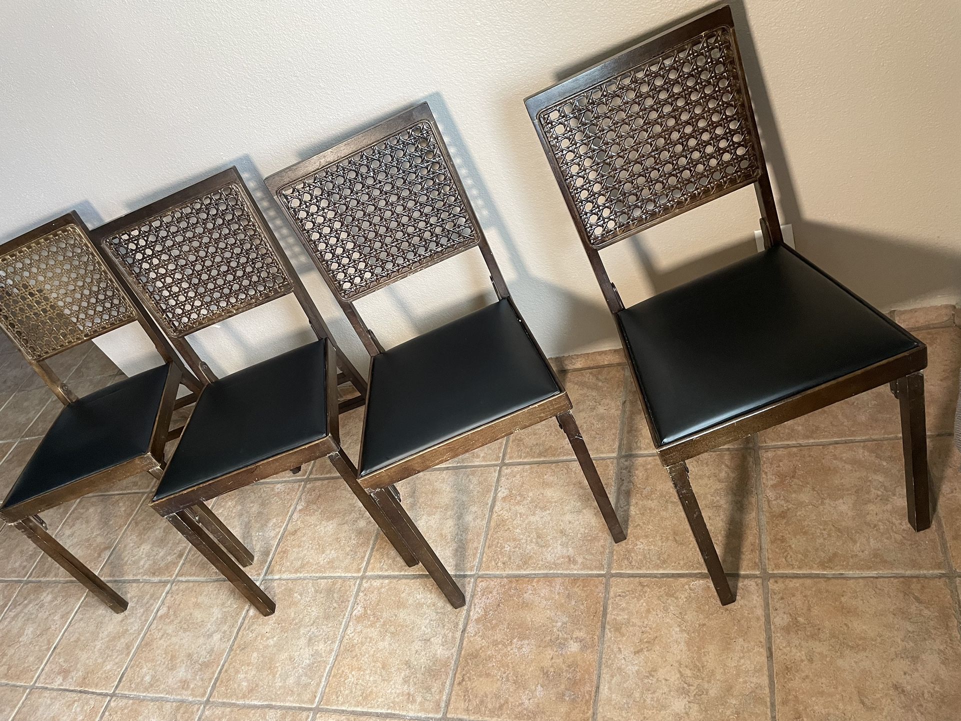 MCM Vintage LEG O MATIC FOLDING CHAIRS