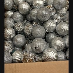 Christmas Ornaments Silver 