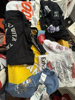 T Shirts Socks Belt Backpack
