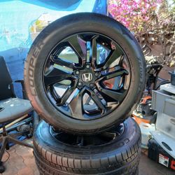 JUEGO DE RRINES PARA CARROS HONDAS ACORP CIVIC CRV YANTAS BUENAS MEDIDA 17