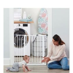 Metal Walk-through Safety Gate 29" To 38.5 Wide And 30 High 