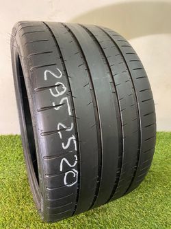 295 25 20 95Y Michelin Pilot super sport —One used single tire 80% life