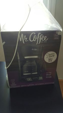 Mr coffe maker