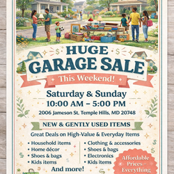 Garage Sale ✨ NEW & GENTLY USED ITEMS ✨