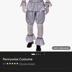 Adult size Pennywise Halloween Costume