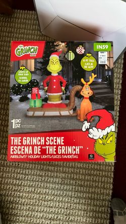 Grinch Christmas decoration, 6 feet tall