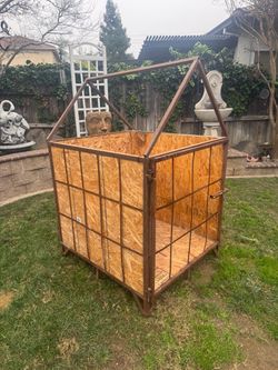 Custom made Iron Dog House