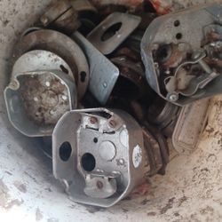 Bucket Of Electrical Fittings