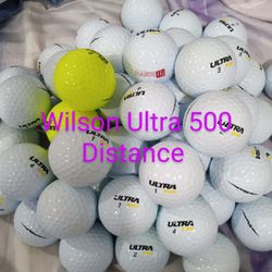 100 Wilson Ultra Distance 500 Model Balls In Excellent Condition NM To 4a 