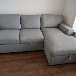 Sofa Bed Charcoal/ Gray