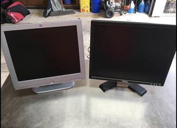 Two 17" LCD Monitors