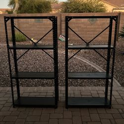 Metal Garage Shelves, $35 Ea