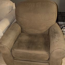 Brown Recliner Chair — Comfortable & Works Great
