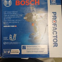 Bosch Profactor 1/2 In. Impact Wrench With Friction Ring