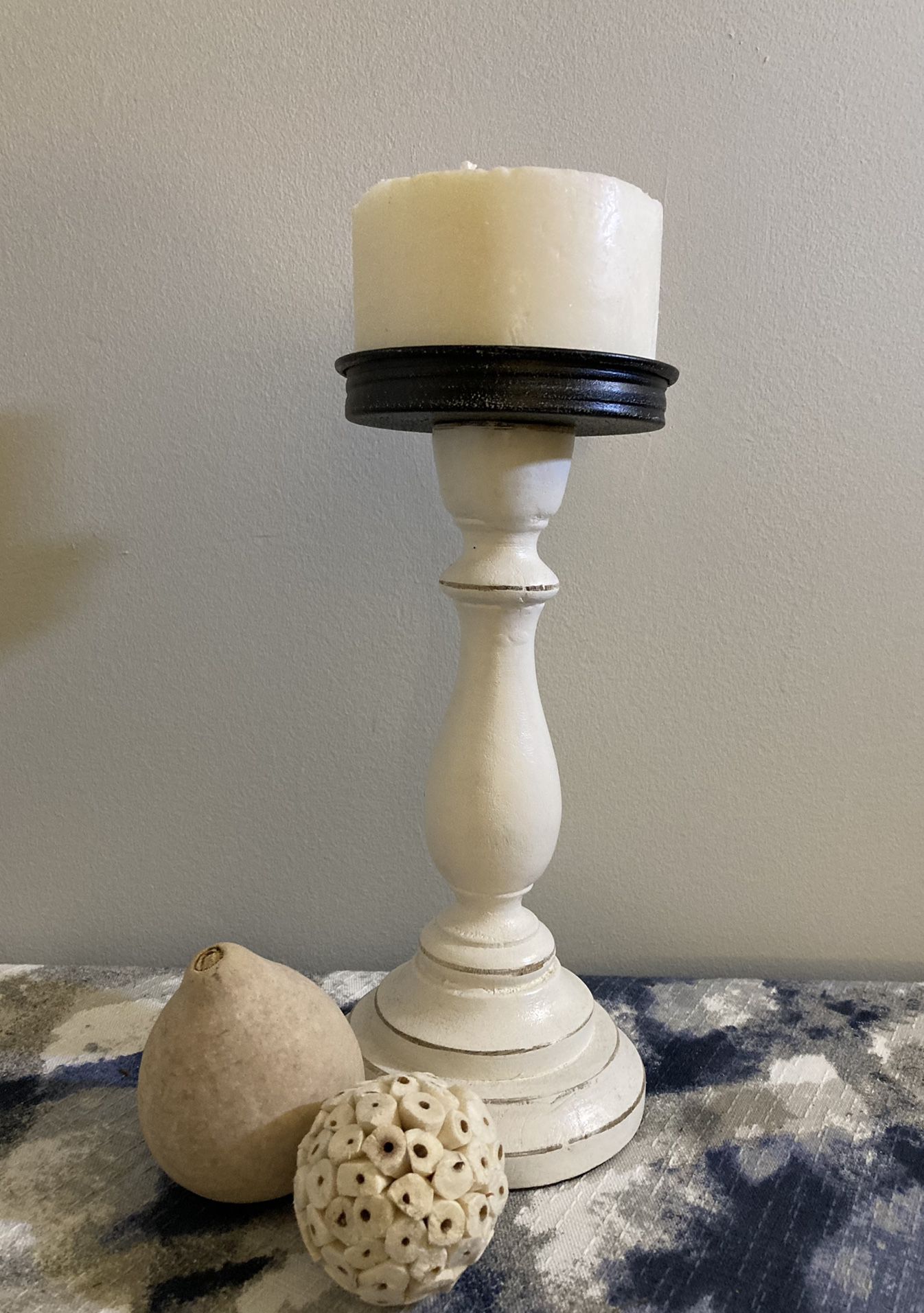 Rustic Farmhouse Style Candle Holder 