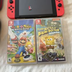 Nintendo Switch / Memory Card / 2 Games / Charger