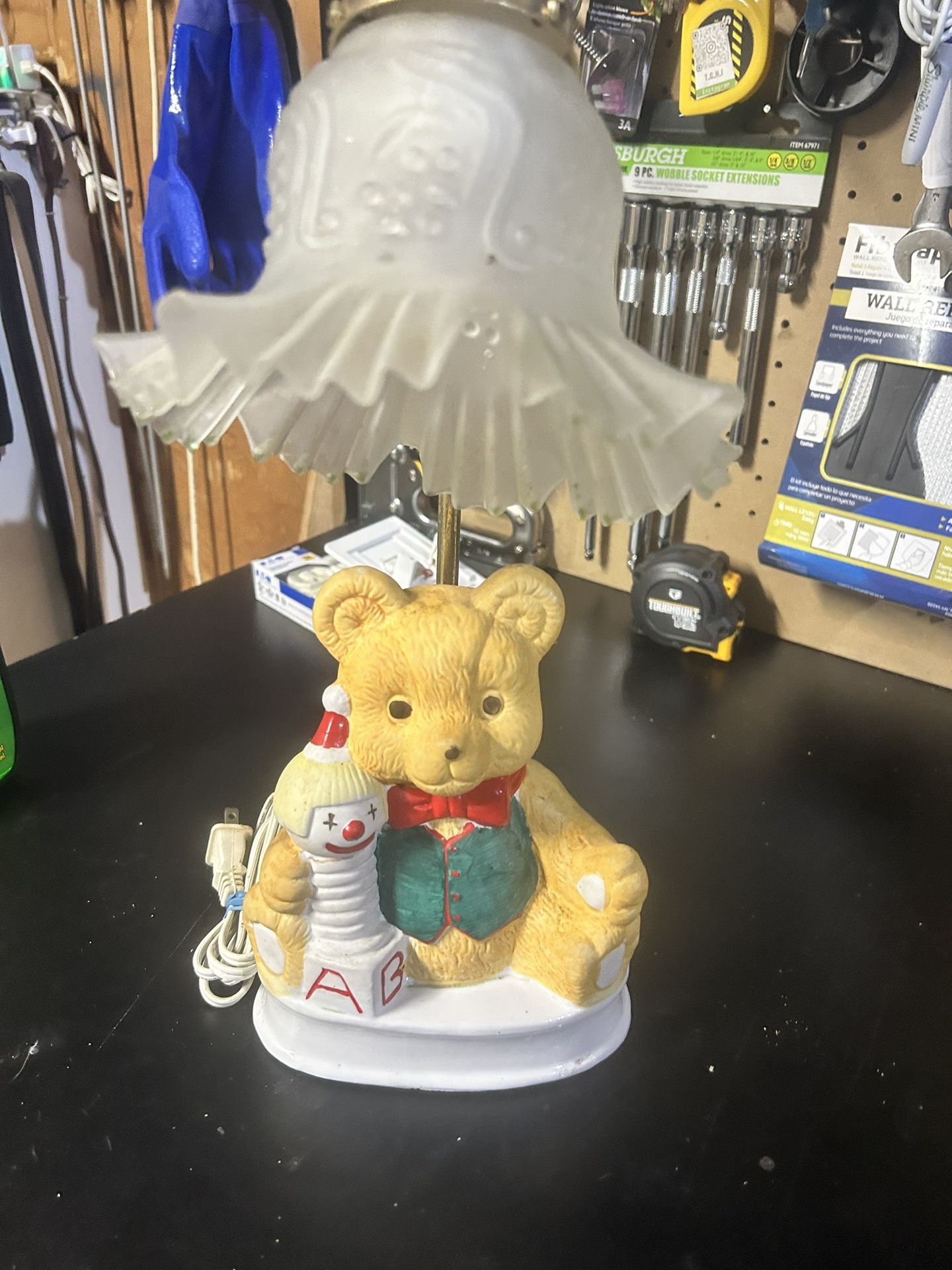 1980s Teddy Bear Lamp