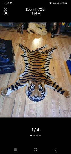 Tiger area rug