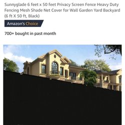 Privacy Screen Fence