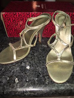 Gold heels