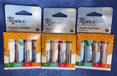 Sky Organics Organic Lip Balm Set 2 Pack