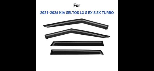 Window Visors for 2021-2026 Kia Seltos
