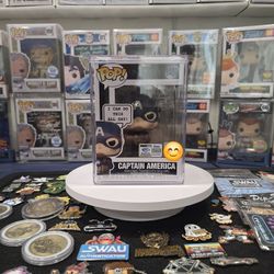 Captain America Funko 1480 Wondercon Sticker 