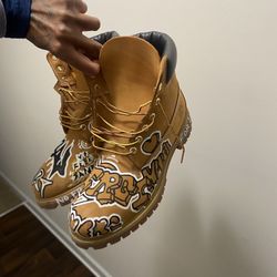 CUSTOMIZED TIMBS BY ME FOR SALE SIZE 12