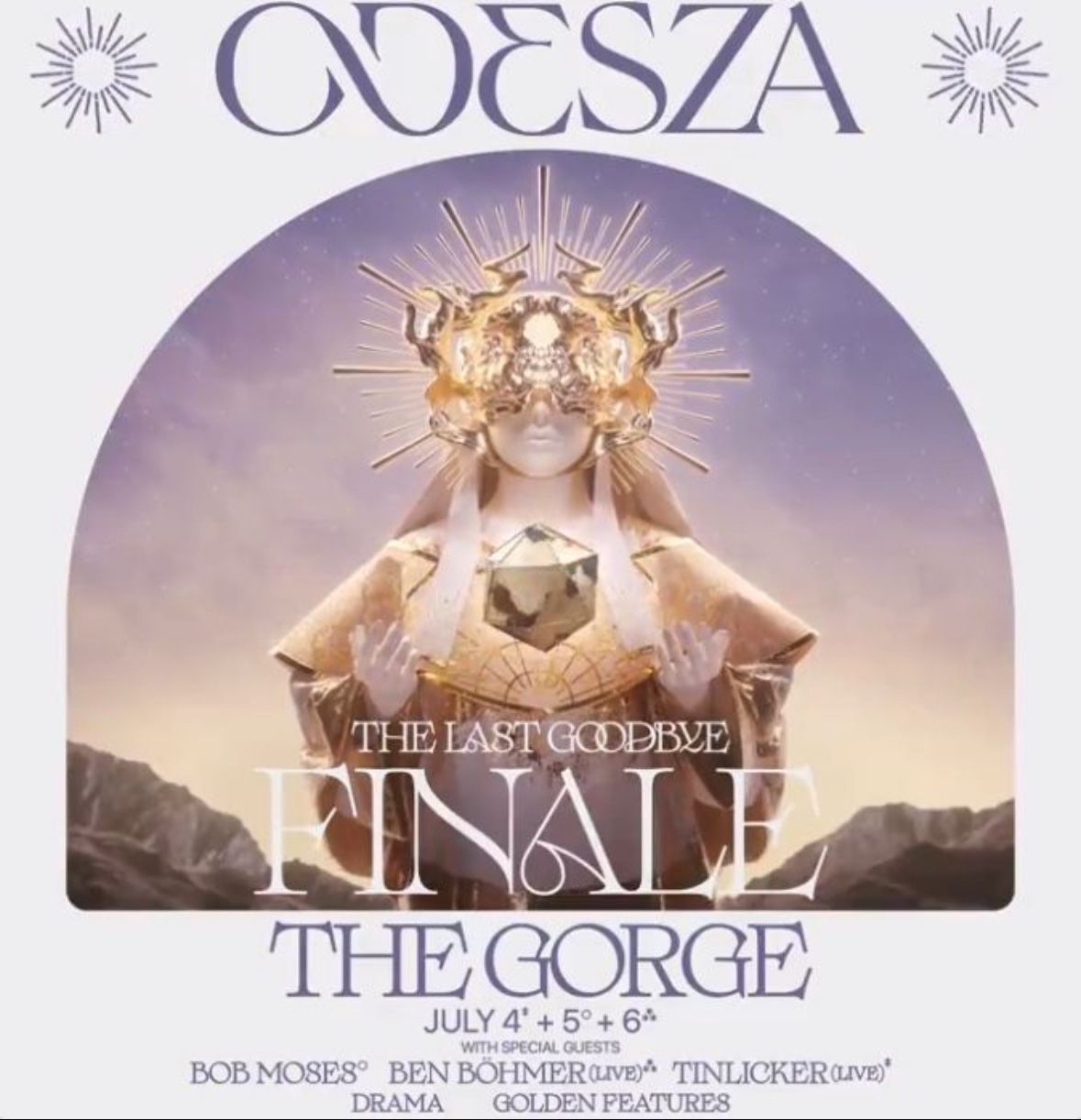 Center stage Odesza Tickets July 6th!
