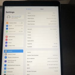 Apple iPad Pro (10.5”) (A1709) ~ 64 GB ~ Great Condition ~ Battery GREAT ~ Cellular + WiFi 