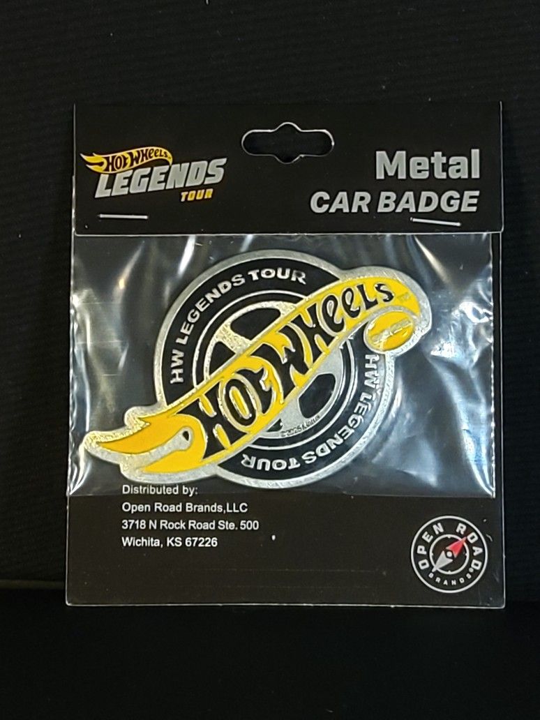 Hot Wheels 2025 Legends Tour Metal Car Badge
