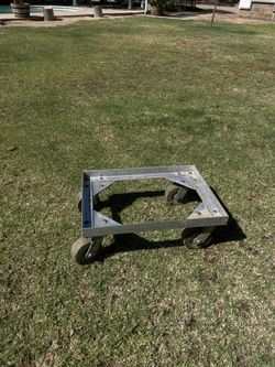 Heavy Duty Steel Equipment Dolly / Cart – 4 Wheels