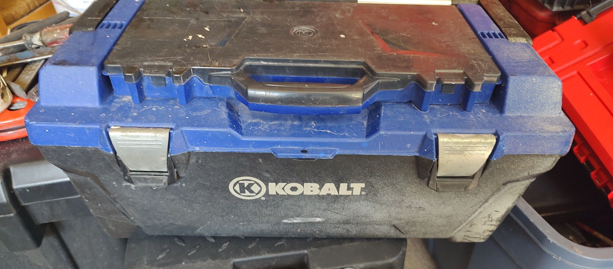 Kobalt Tool Box With Organizer Tray - 22x11x9