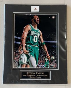 Jayson Tatum 8x10 Photo Matted 11x14