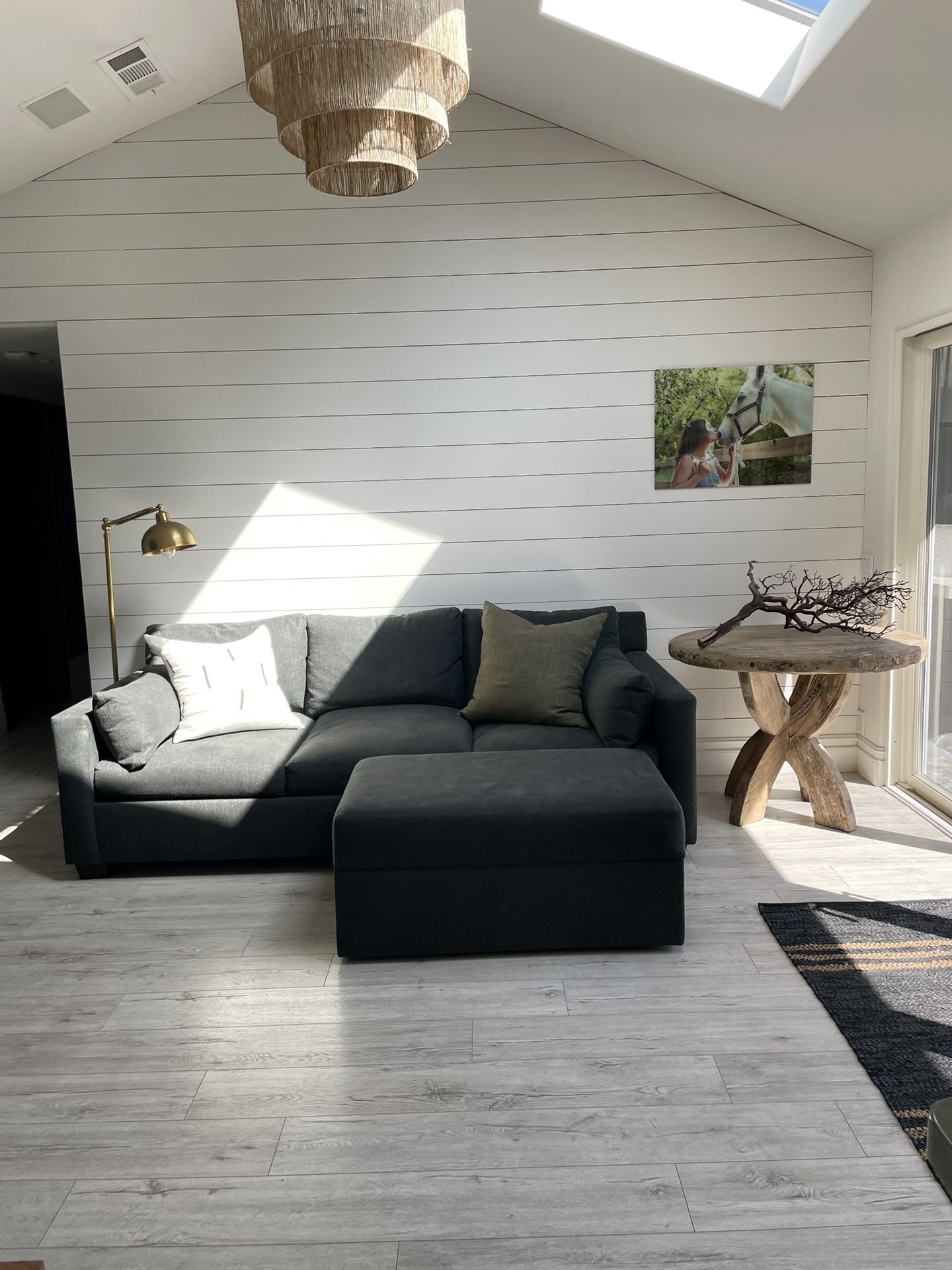 Pottery Barn Navy Couch