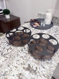 Tumbler lazy Susan (set of two)