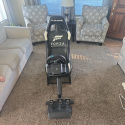 Gaming Steering Wheel & Pedal Chair Set 