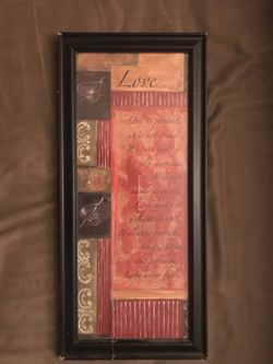 LOVE WALL PORM DECOR FRAME