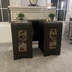 Beautiful  Waterfall Nightstands 