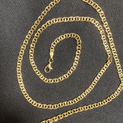 14k Gold Mariner Chain