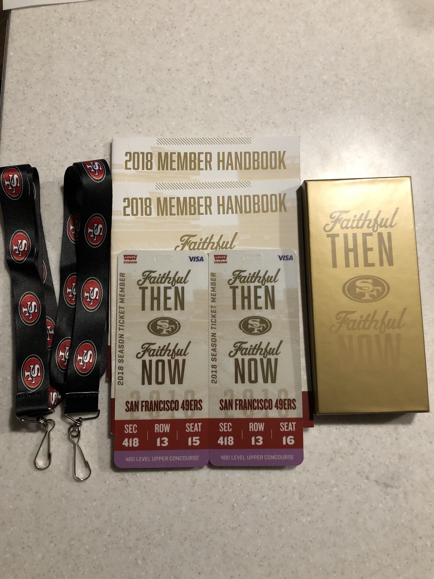 2018 SAN FRANCISCO 49ERS SEASON TICKETS