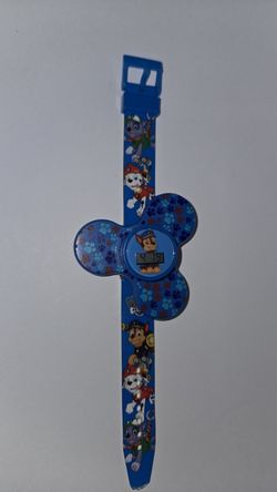 Accutime Paw Patrol Kids Digital Wristwatch Blue Cartoon Easy to Read (COD032)