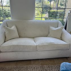 Free chenille love Seat Couch