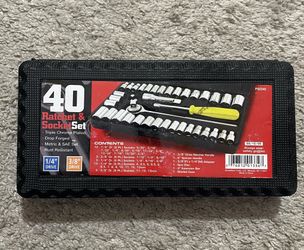 40 Ratchet & Socket Set PS04C Open Box