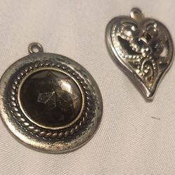2 necklace pendants