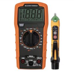 Digital Multimeter and Non-Contact Voltage Tester Set